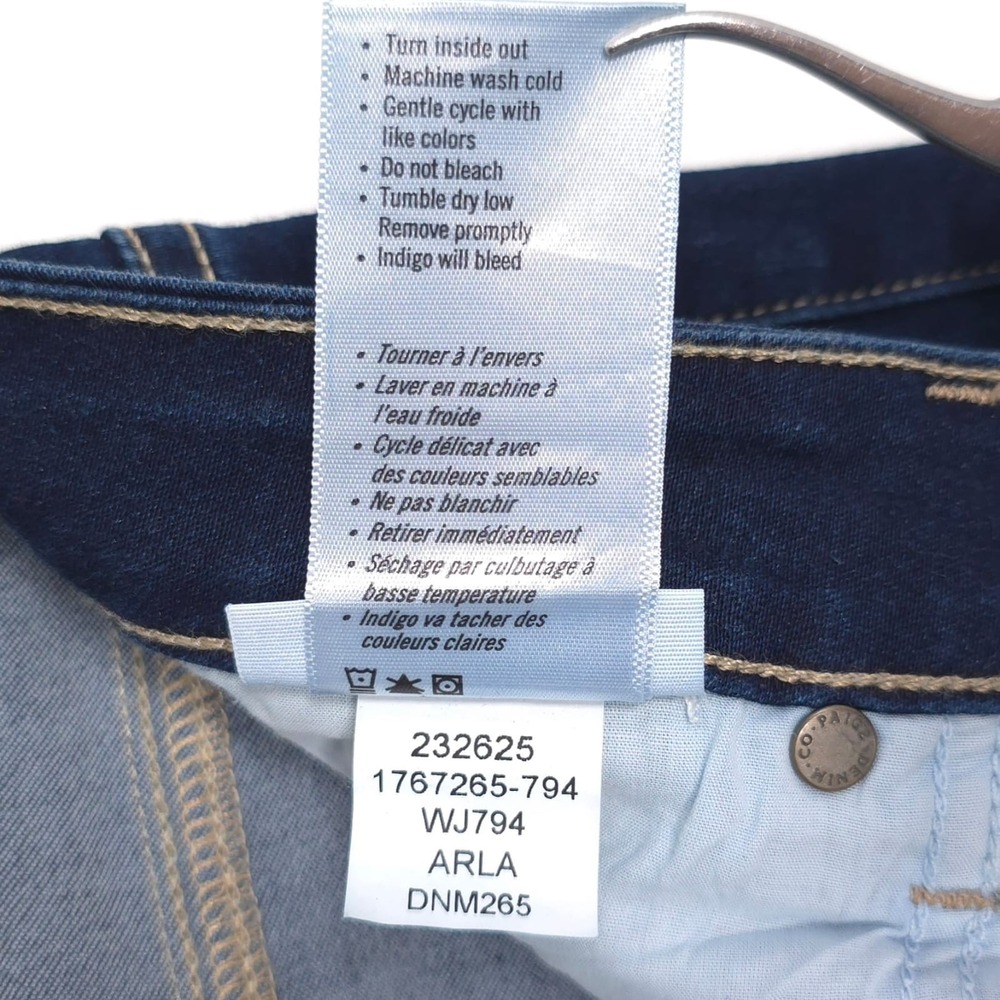 PAIGE Hoxton Ankle Jeans Women's 28 Arla High Rise Skinny Stretch 1767265-794 - Picture 3 of 13